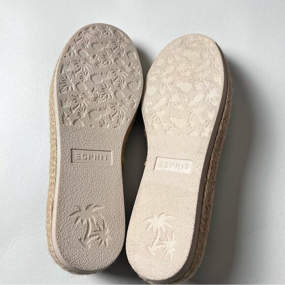 ESPRIT Women's Black  Erika Espadrille Slip-On Sneaker Sz 6.5 - Picture 2 of 10